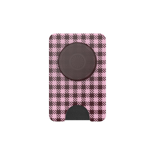 【色彩力场】黑樱桃菱格纹·MagSafe卡包 WALLET卡包 Wallet of Magsafe磁吸卡包系列 粉色 格纹 商品图1