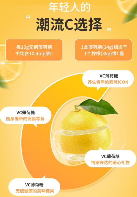 Rio 百香果味薄荷糖14g/盒 商品图1