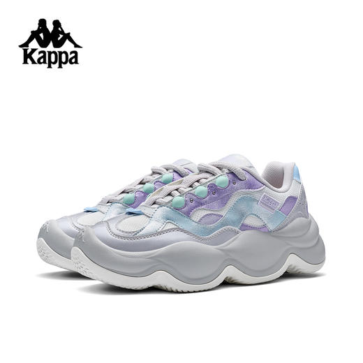 Kappa 女运动鞋2025冬季新款正品厚底老爹鞋休闲跑步鞋K0G25MC88 商品图3