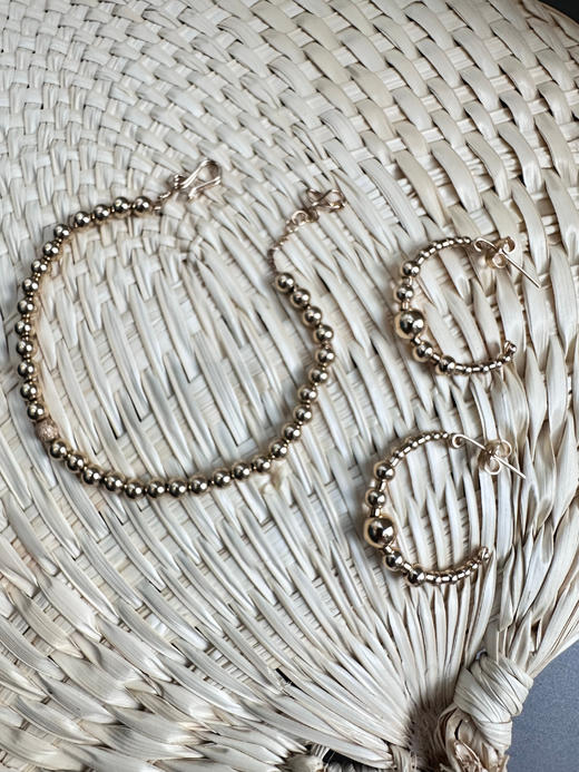 SpoiledBrat Jewelry金银豆豆系列| | 金豆豆耳圈 商品图3