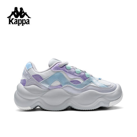 Kappa 女运动鞋2025冬季新款正品厚底老爹鞋休闲跑步鞋K0G25MC88 商品图2