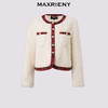 MAXRIENY【商场同款-节庆穿搭新年红】羊羔绒肌理小香外套女24冬(货号:MC85JA598) 商品缩略图0
