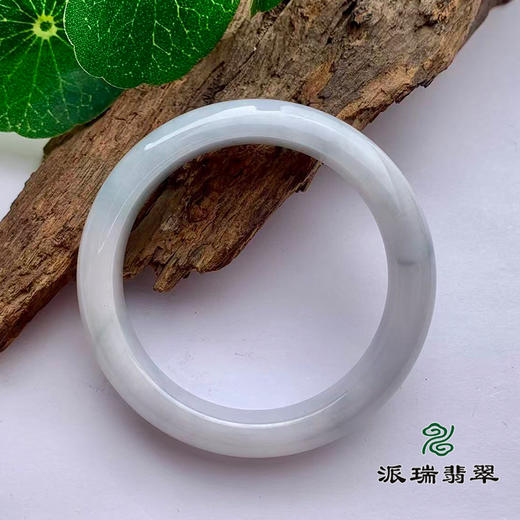 派瑞翡翠 翡翠手镯 糯种 飘花 商品图1