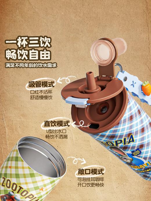 GERM 格米 疯狂动物城联名朱迪尼克保温杯 商品图4