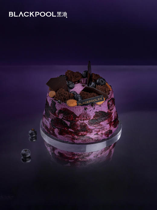 （配送到家）1.0磅65%黑巧蓝莓奶油蛋糕 商品图0