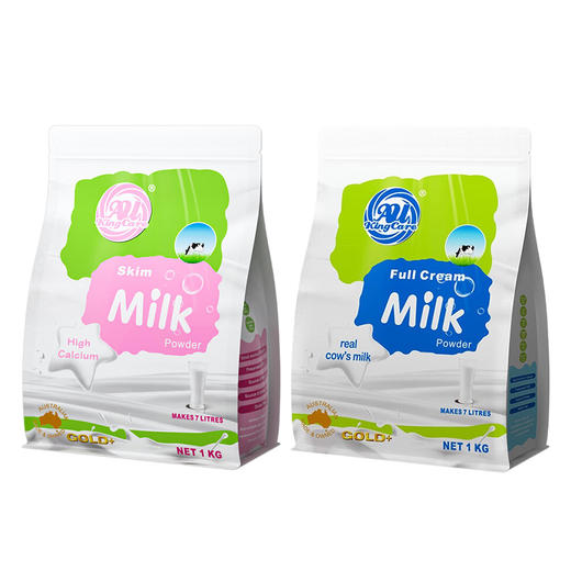 澳大利亚进口珍澳高钙全脂I脱脂奶粉1kg 商品图5