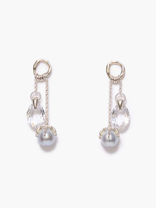 订购12周到｜Chan Luu-LARK-云雀 施华洛世奇水晶 淡水珍珠 吊坠 耳环［美国设计师］ 商品图0