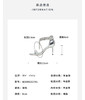 Westory2026年夏季一字带高跟爆闪流苏组合钻链凉鞋晚宴鞋W26BG62781 商品缩略图7