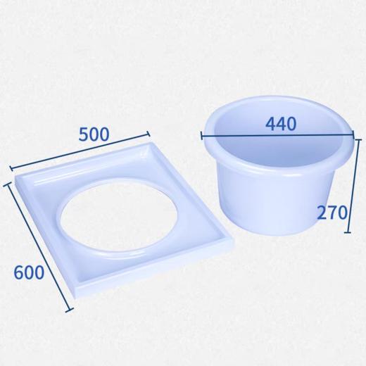 亚克力 沐足盆 宽60cm*高50cm 商品图3