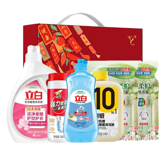 立白满满心意洗护组合套装-A款 2958g 商品图0