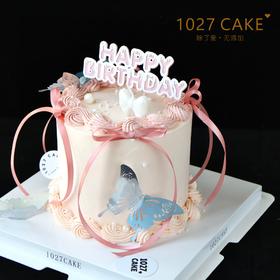 1027CAKE |   丝带蝴蝶蛋糕