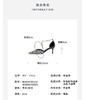 Westory2026年春季尖头中跟中空单鞋百搭通勤鞋宴会鞋50131-50501 商品缩略图13