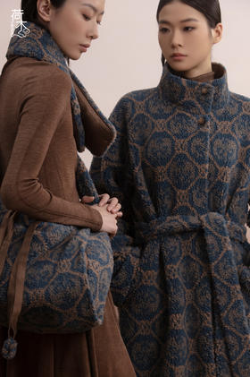 荷木HEMU丨对羊锦纹·长外套