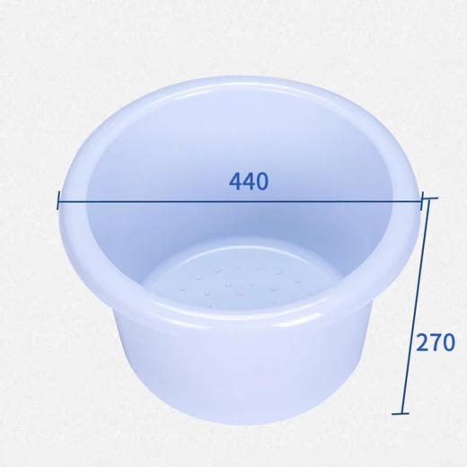 大理石色 亚克力 沐足盆 403型号 宽43cm*高27cm 商品图2