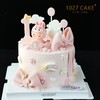 1027CAKE |   周岁蛋糕 龙宝宝 翻糖蝴蝶结（提前1-2天） 商品缩略图0