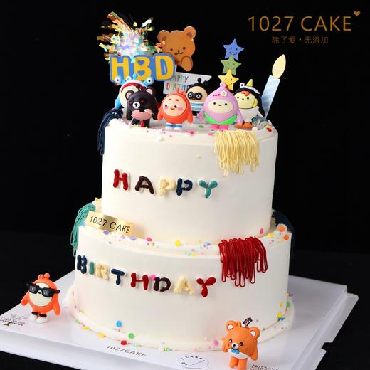 1027CAKE | 双层蛋糕  蛋仔派对主题 商品图2