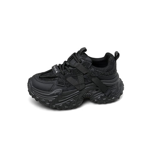 Safiya/索菲娅2025潮流厚底烫钻休闲运动老爹鞋SFD3112436 商品图0