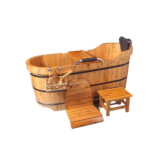 泡澡桶 成人木桶 浴桶浴缸 养生馆 桑拿泡澡 香柏木 沐浴桶 商品图0