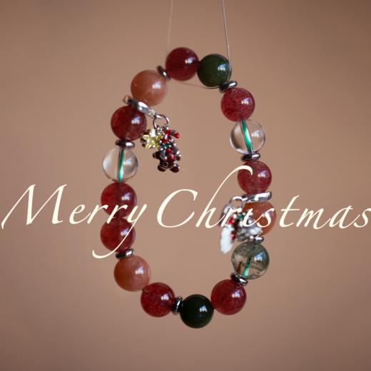 9折优惠｜2025圣诞新品「冬之圣诞」开心果车厘子味蛋糕&「璀璨圣诞」手串（单圈） 商品图1