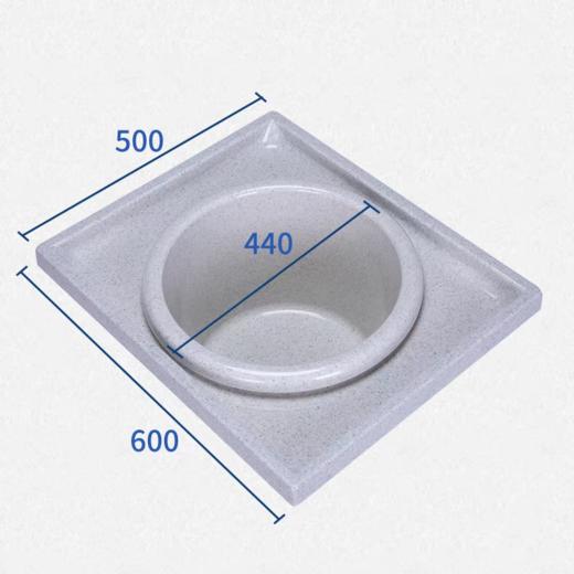 亚克力 沐足盆 宽60cm*高50cm 商品图4