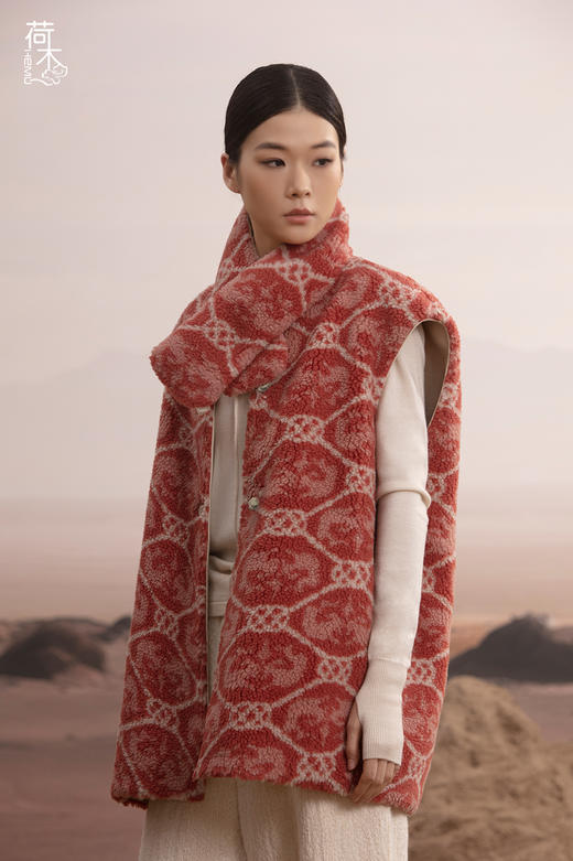 荷木HEMU丨对羊锦纹·马甲 商品图3