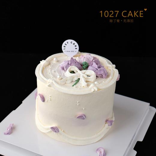 1027CAKE |   紫色裱花蛋糕 商品图3