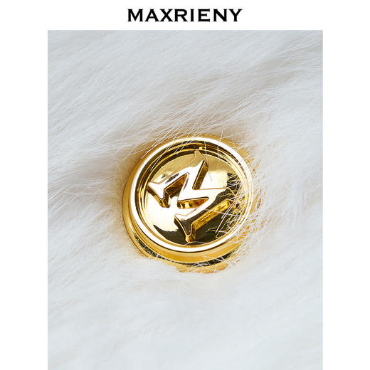 【时髦暖冬-商场同款】MAXRIENY翻领环保毛绒大衣廓形外套中长款(货号:MC85CT760) 商品图1