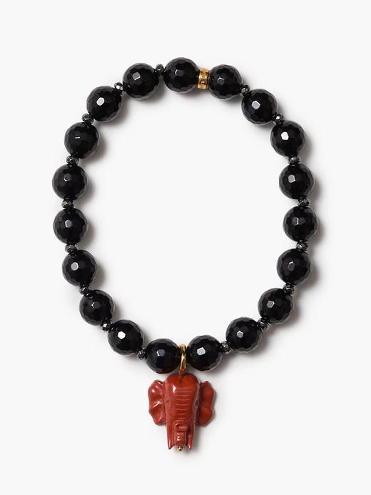 订购6周到｜Chan Luu-ELEPHANT-大象 缟玛瑙 赤铁矿 红碧玉 串珠 手链［美国设计师］ 商品图1