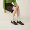 Westory2026年春季超软牛皮老钱风低跟极简四季乐福鞋休闲百搭深口单鞋W26AM50171 商品缩略图8