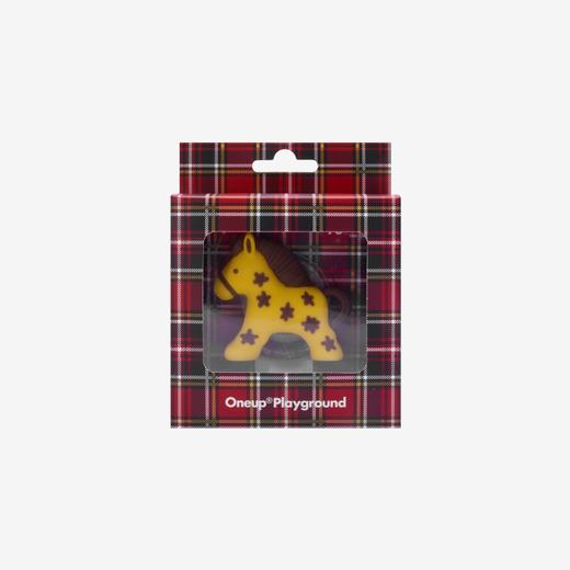 oneup小动物格纹磁吸手机支架（小马） 商品图0