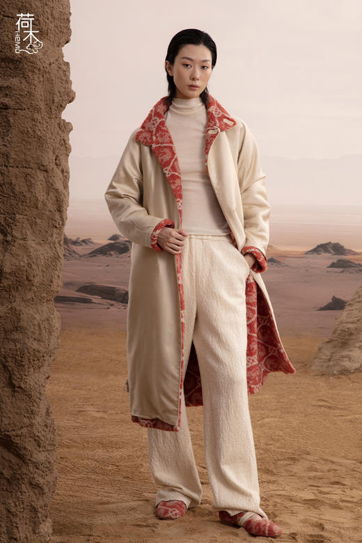 荷木HEMU丨对羊锦纹·长外套 商品图4