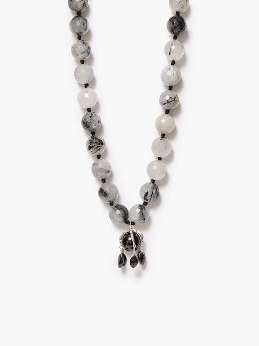 订购6周到｜Chan Luu-LARK-云雀 黑色电气石石英 紫苏辉石 串珠 长项链［美国设计师］ 商品图1