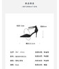Westory2026年春季真丝牛皮尖头高跟空鞋晚宴鞋中空单鞋W26AH50121 商品缩略图12