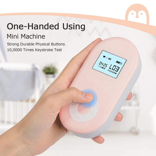 美国 momcozy 无线便捷式电动吸奶器 双泵头 医用食品级奶嘴 带按摩功能 商品图1
