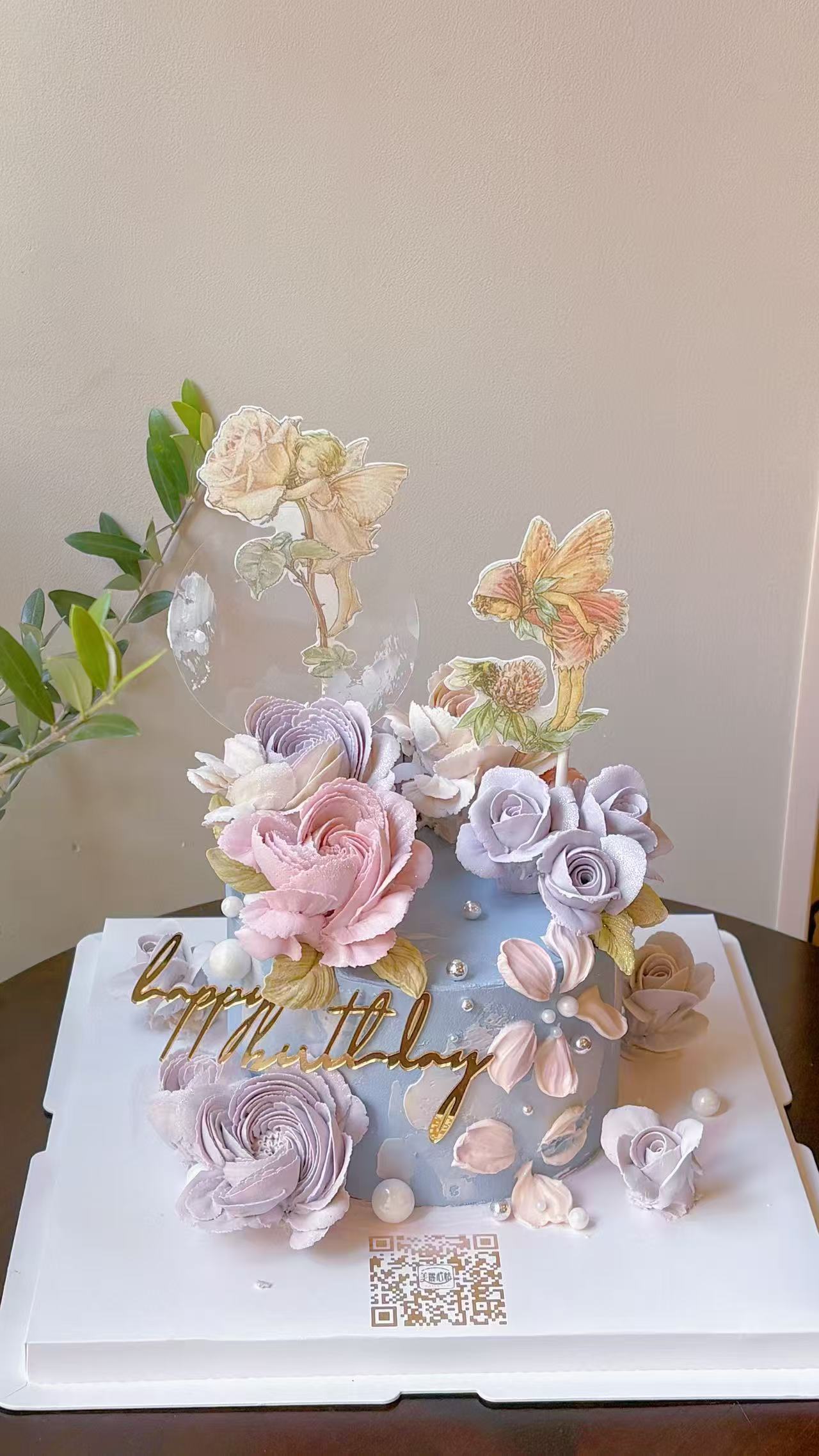 花与浪漫-韩式裱花系列蛋糕