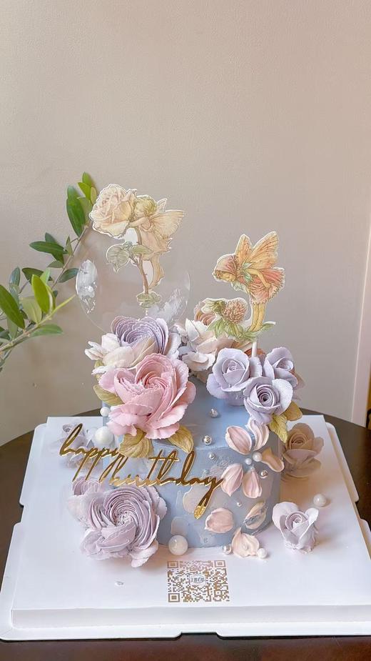 花与浪漫-韩式裱花系列蛋糕 商品图0