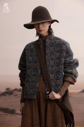 荷木HEMU丨对羊锦纹·短外套