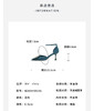 Westory2026年春季尖头中跟羊京孔雀蓝配花型方扣中空单鞋晚宴鞋W26AH50141 商品缩略图7