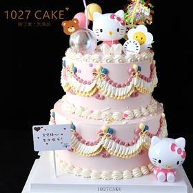 1027CAKE | 双层蛋糕  hellokitty