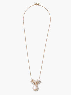 订购6周到｜Chan Luu-14K-算盘 淡水珍珠 项链［美国设计师］