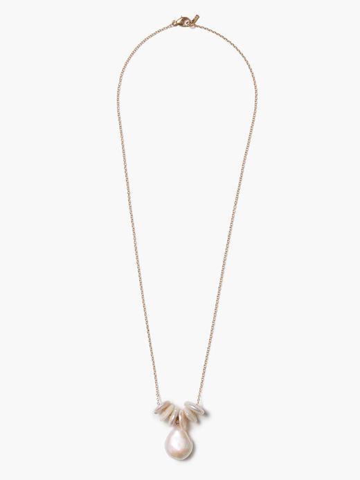 订购6周到｜Chan Luu-14K-算盘 淡水珍珠 项链［美国设计师］ 商品图0