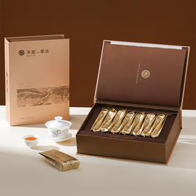 天池·金山·一盒识单丛
（水仙、黄枝香、蜜兰香、芝兰香、八仙、杏仁香、鸭屎香）
98g/盒
（7g*14）