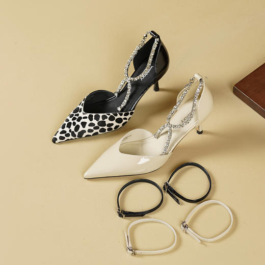 Westory2026年春季尖头中跟中空单鞋百搭通勤鞋宴会鞋50131-50501 商品图1