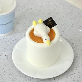 躺平鸭芒果蛋糕