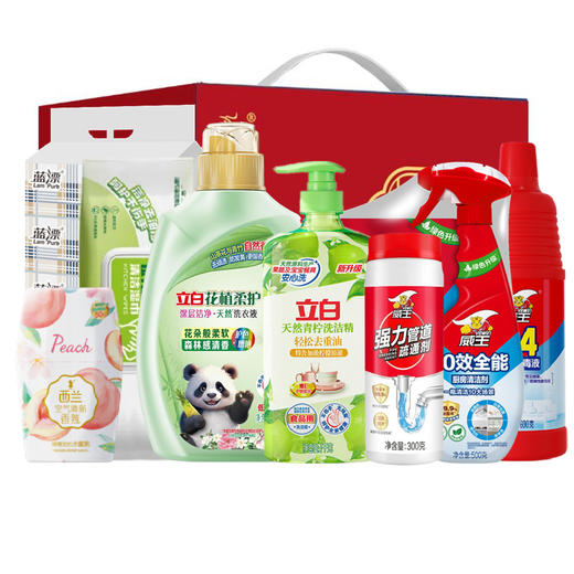 立白满满心意洗护组合套装-E款 6220g 商品图0