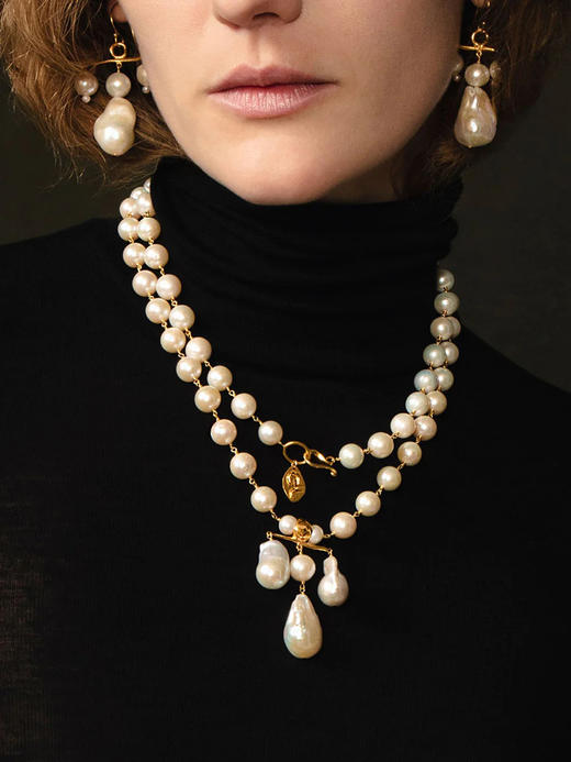 订购12周到｜Chan Luu-CAROLINE-吊灯 淡水珍珠 吊坠 长项链［美国设计师］ 商品图1