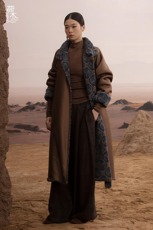 荷木HEMU丨对羊锦纹·长外套 商品图2