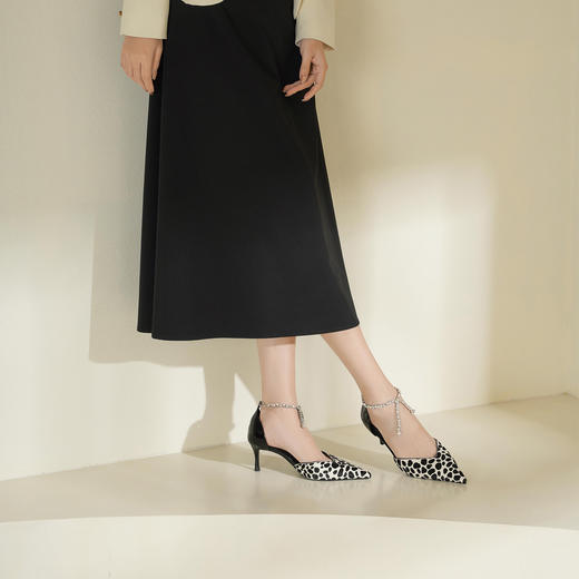 Westory2026年春季尖头中跟中空单鞋百搭通勤鞋宴会鞋50131-50501 商品图9