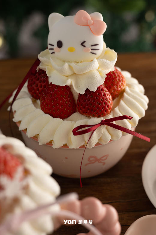 圣诞节-草莓碗蛋糕 商品图2