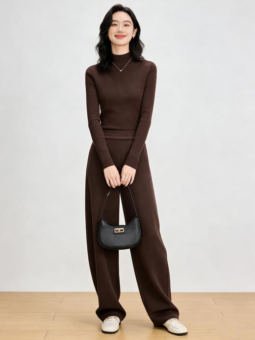 臣禾	【智感毛衫-半高领】岛精18针100%羊毛套头针织衫	JZ254090575 商品图7